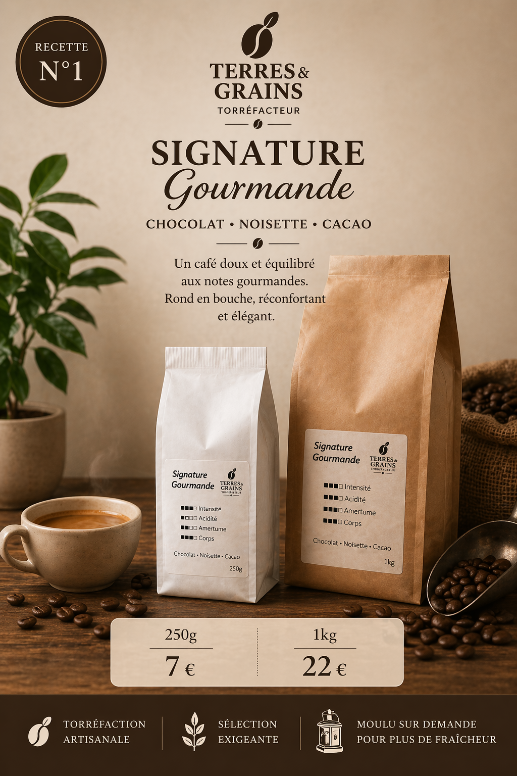 Signature Gourmande - Café en grains